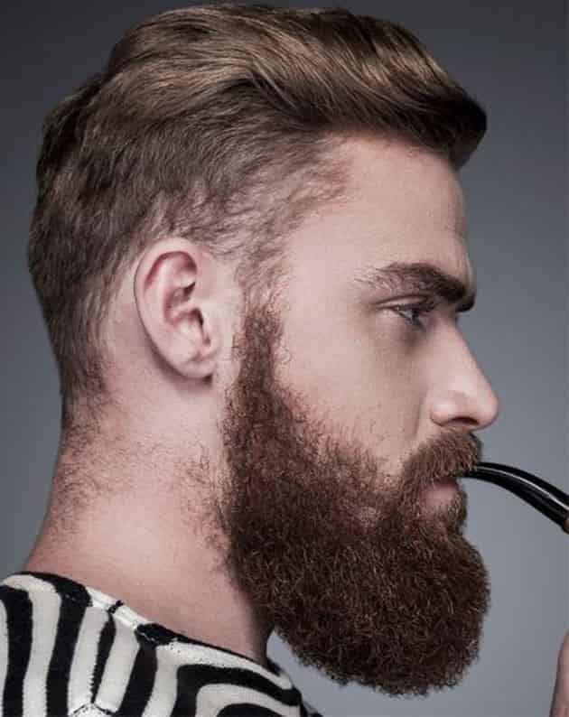Full Long Curly Beard