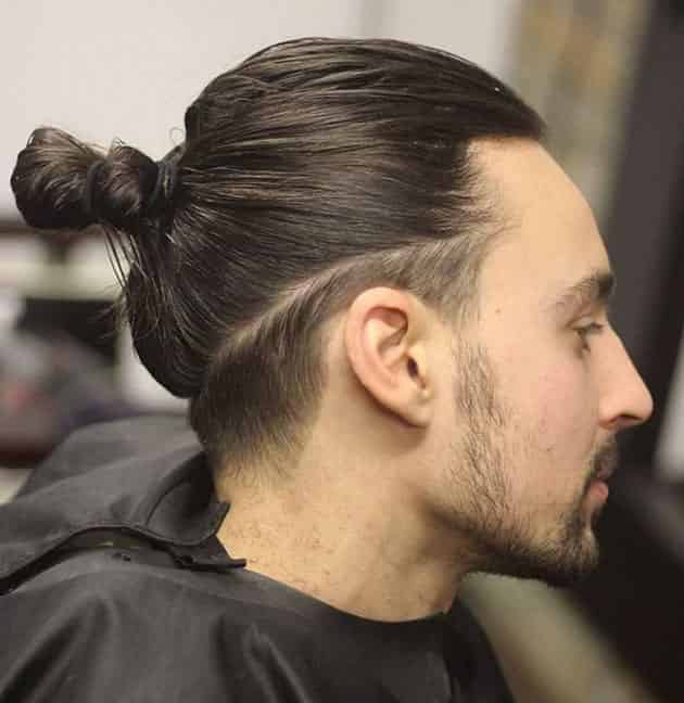 Long Back Knot Hairstyle