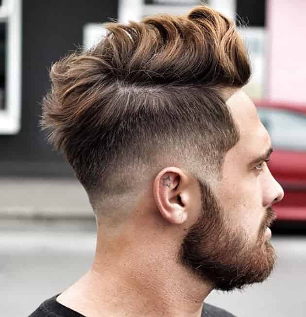 Medium Comb with Fade hairstyle