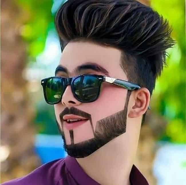 Perfect edge beard style