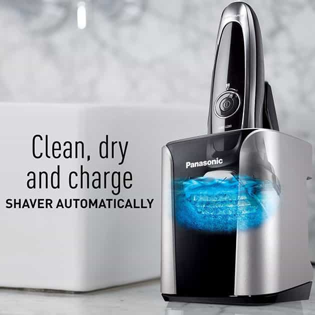 Panasonic ES-LV65 electric shaver cleaning system