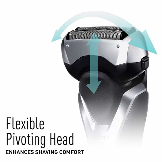 Panasonic ES-RT47-S Arc3 Electric Razor pivoting head