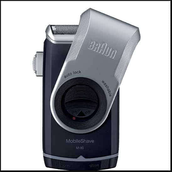 travel shaver Braun m90