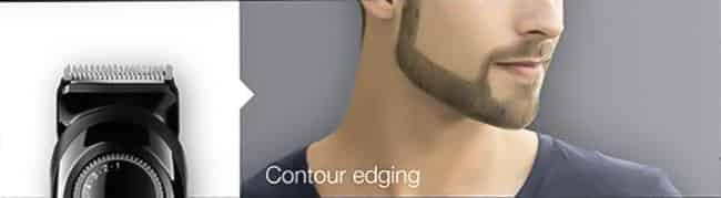 contour edging with Braun BT3221 trimmer