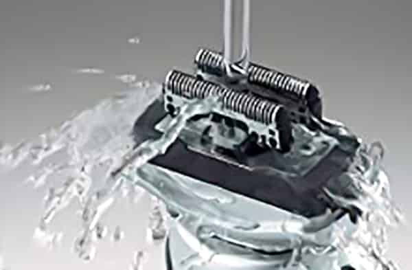 100% waterproof electric shaver