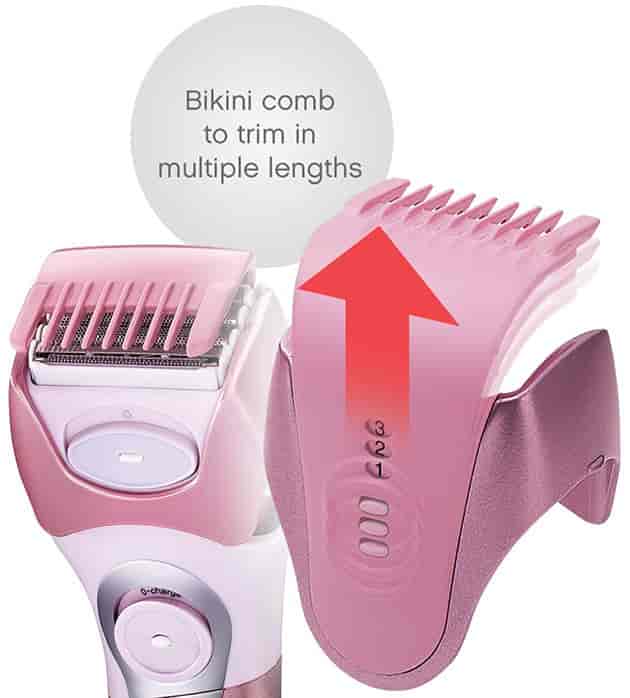 The bikini attachment of panasonic es2216pc women's shaver