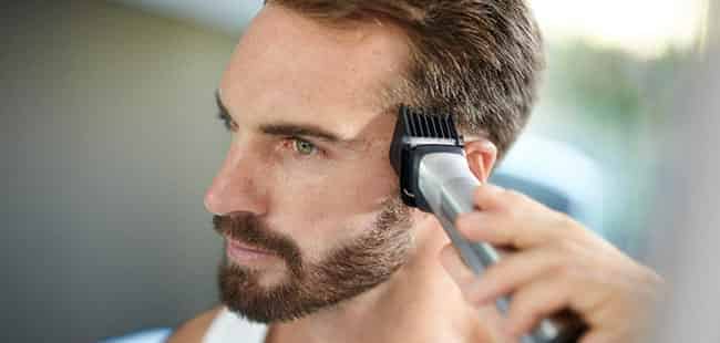 hair clipping with Philips Norelco Multigroom 9000